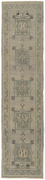 3 x 11 Modern Oushak Rug Runner 53794