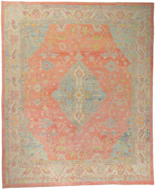 13 x 16 Colorful Oushak Rug 53797