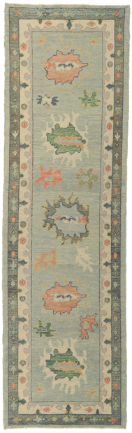 3 x 10 Contemporary Turkish Oushak Runner 53814