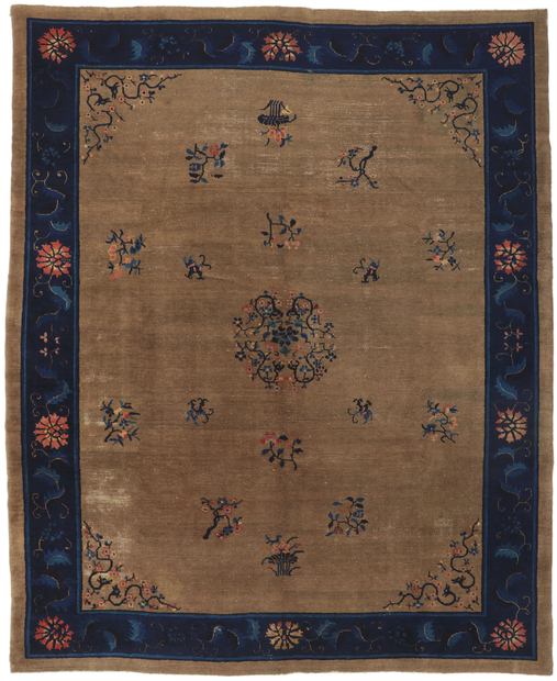 9 x 11 Antique Chinese Peking Rug 78302