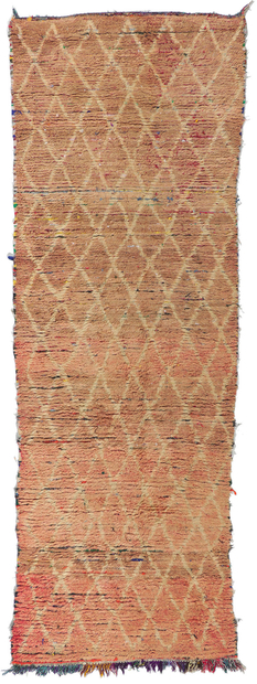 3 x 10 Vintage Berber Moroccan Boucherouite Rag Rug 21518