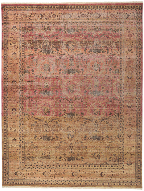 9 x 12 Contemporary Distressed Rug 30778