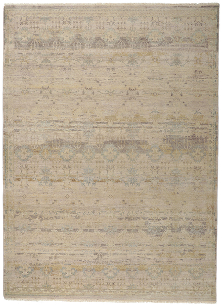 9 x 12 Contemporary Distressed Rug 30781