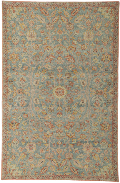 5 x 8 Contemporary Distressed Rug 30785