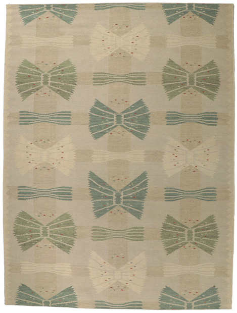 10 x 13 Scandinavian Modern Swedish Inspired Kilim Rug 30796