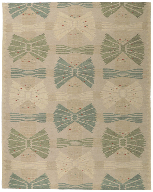 9 x 11 Scandinavian Modern Swedish Inspired Kilim Rug 30797