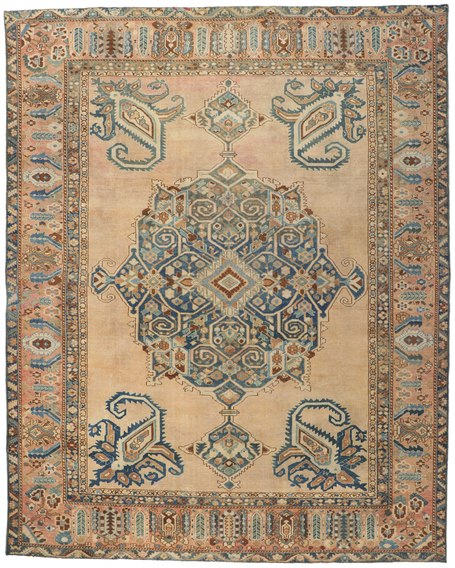 10 x 12 Vintage Persian Bakhtiari Rug 61130