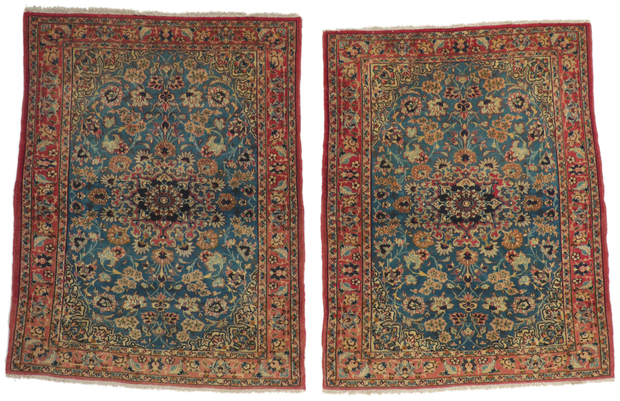 3 x 4 Vintage Persian Isfahan Rug 61104