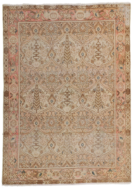 3 x 5 Antique Persian Bakhtiari Rug 61114