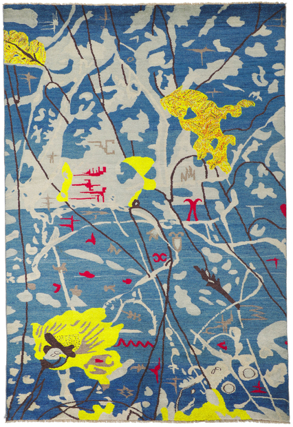6 x 9 Joan Miro Style Abstract Rug 80742