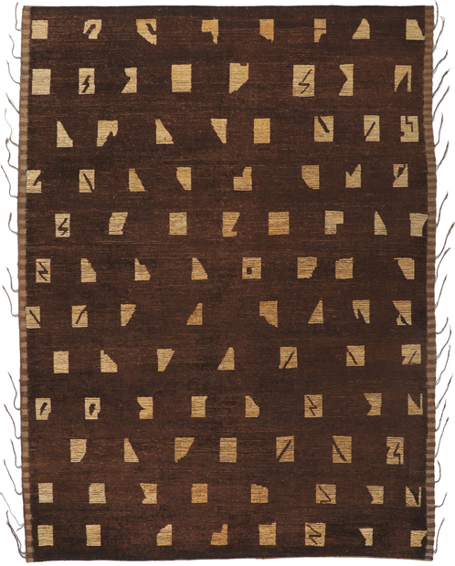 10 x 14 Earth-Tone Moroccan Rug 80810