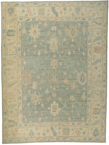 9 x 12 Contemporary Oushak Rug 80916