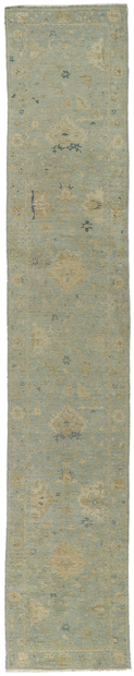 3 x 14 Vintage-Inspired Oushak Rug 30834