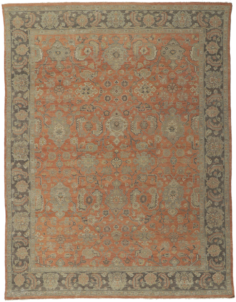 9 x 12 Contemporary Oushak Rug 30835