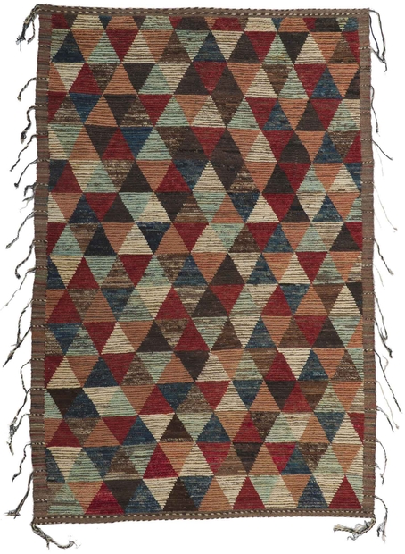 6 x 9 Earth-Tone Moroccan Rug 80787