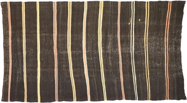 6 x 11 Vintage Striped Turkish Kilim Rug 51303