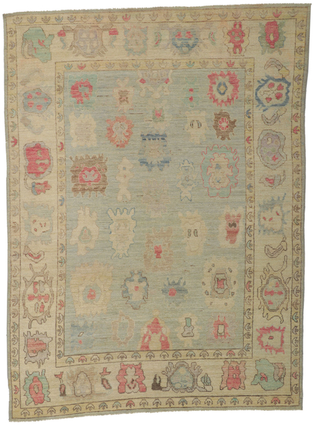 6 x 8 Colorful Oushak Rug 80887