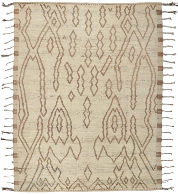 9 x 12 Earth-Tone Moroccan Rug 80807