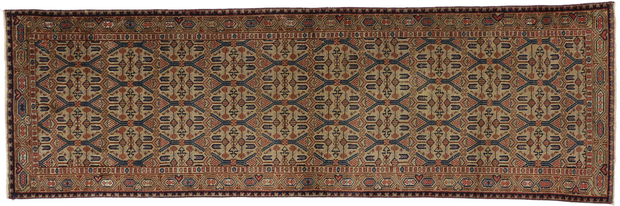 3 x 9 Vintage Turkish Oushak Runner 51338