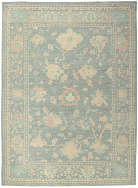 10 x 14 Colorful Oushak Rug 80921