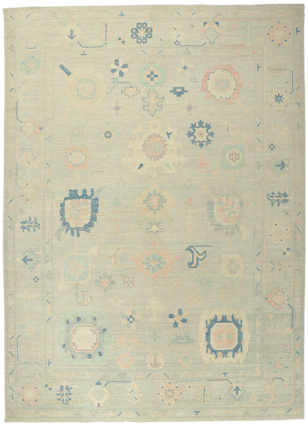 10 x 14 Muted Oushak Rug 80925