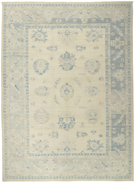 10 x 14 Vintage-Inspired Oushak Rug 80930
