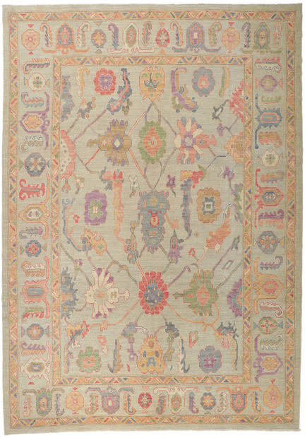 10 x 15 Colorful Oushak Rug 80956