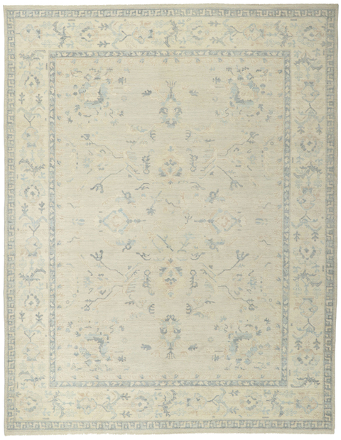 9 x 12 Vintage-Inspired Oushak Rug 80909