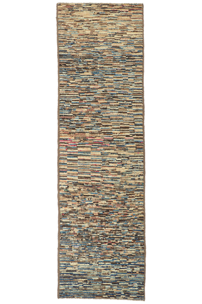 3 x 10 Earth-Tone Moroccan Runner 80756