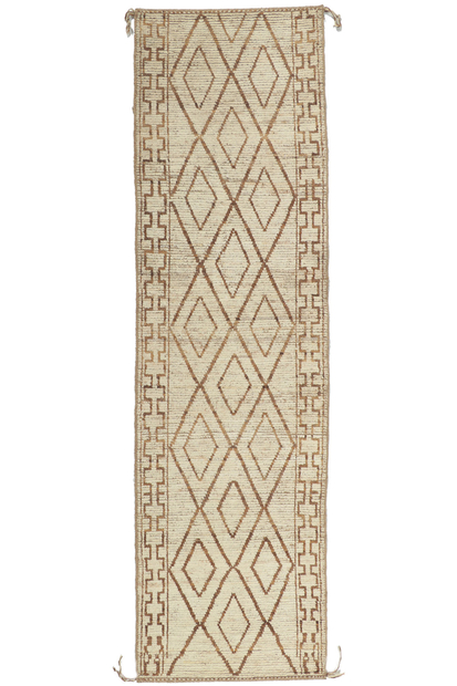 3 x 10 Earth-Tone Moroccan Runner 80768