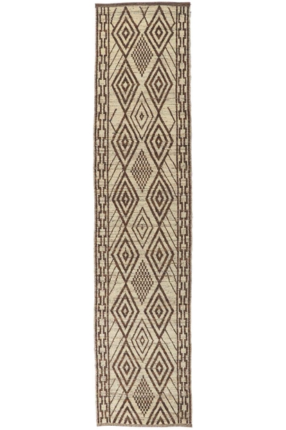 4 x 16 Earth-Tone Moroccan Runner 80778