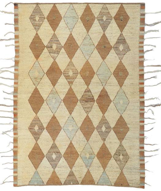 6 x 9 Earth-Tone Moroccan Rug 80784