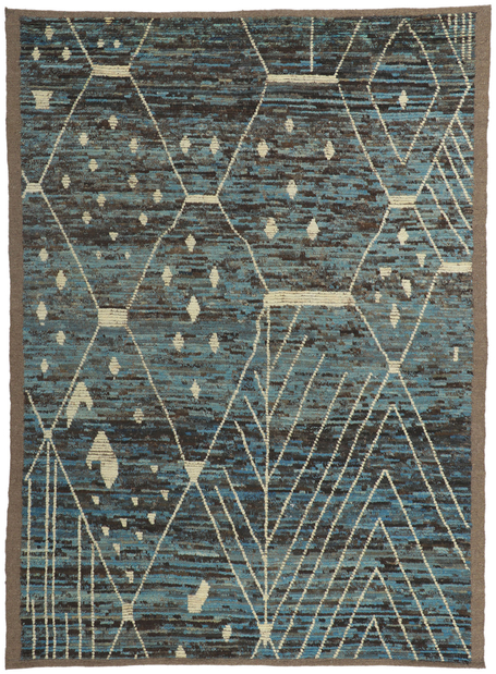 7 x 9 Contemporary Moroccan Rug 80789