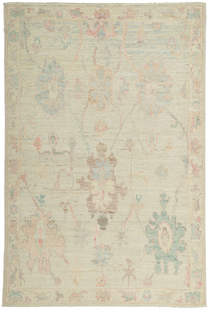 3 x 5 Colorful Oushak Rug 80850