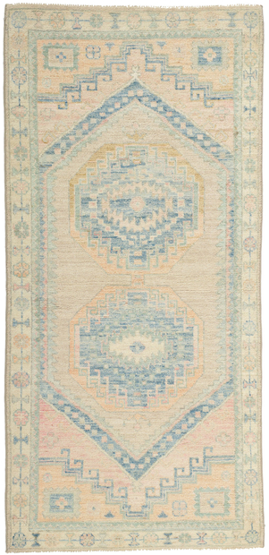 3 x 6 Colorful Oushak Rug 80852