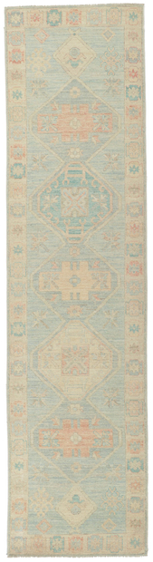 3 x 12 Colorful Oushak Runner 80875