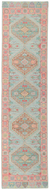 3 x 12 Colorful Oushak Runner 80876