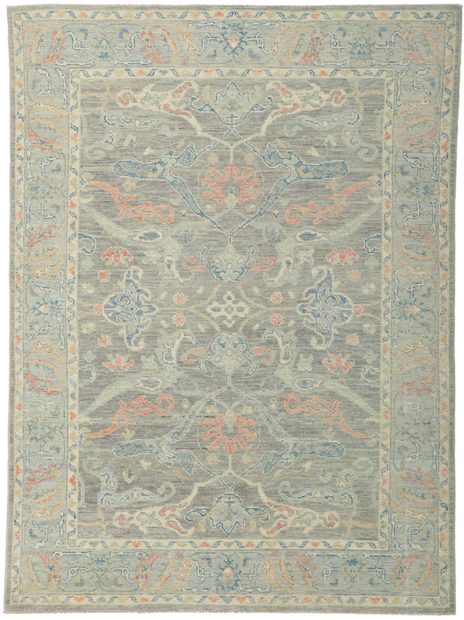 5 x 7 Colorful Oushak Rug 80885