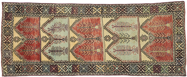 5 x 13 Vintage Oushak Rug 51356