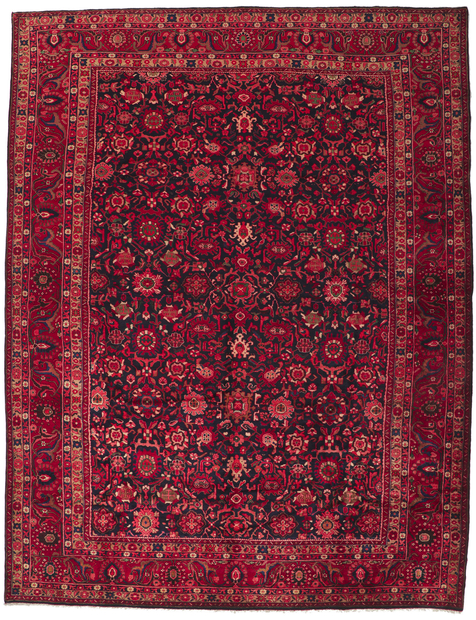 11 x 14 Vintage Persian Malayer Rug 61125