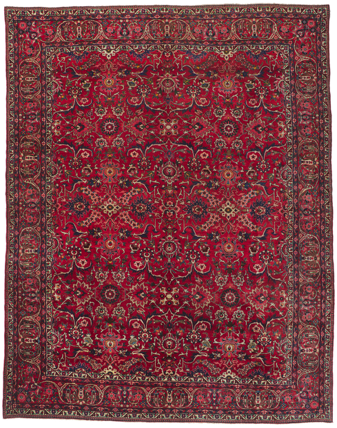 11 x 14 Antique Persian Bakhtiari Rug 61109