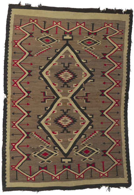 5 x 7 Antique Navajo Crystal Rug 78322