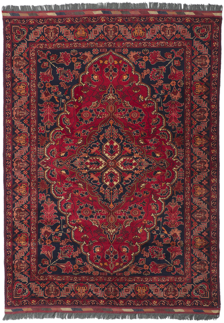 6 x 8 Vintage Afghani Rug 78344