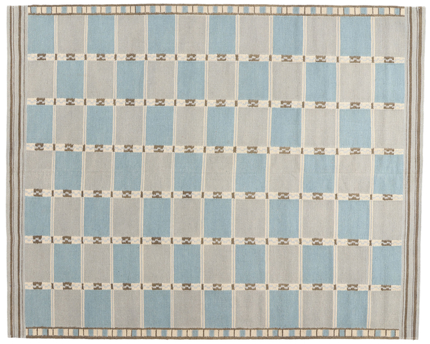 9 x 12 Scandinavian Modern Swedish Inspired Kilim Rug 30856