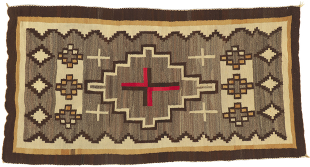 4 x 7 Antique Ganado Navajo Rug 78351
