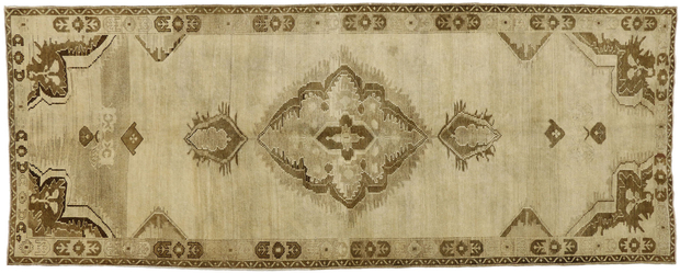 5 x 13 Vintage Turkish Oushak Rug 51370
