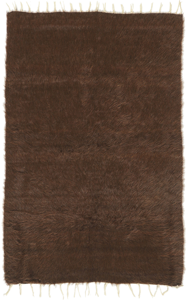 4 x 6 Turkish Angora Wool Kilim Rug 53839