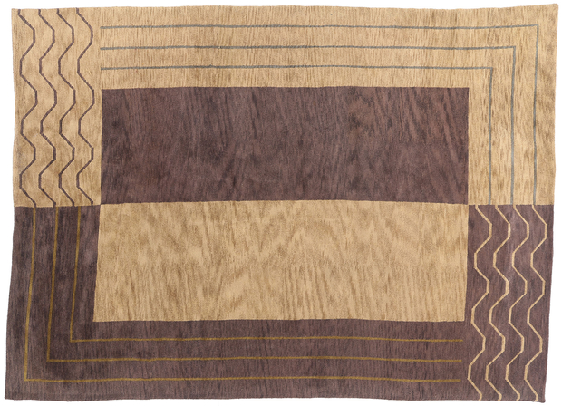 8 x 11 Vintage Tibetan Rug 78353