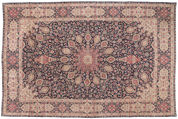 11 x 17 Late 19th Century Signed Antique Persian Kerman Rug 61187