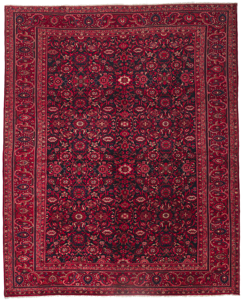11 x 14 Vintage Persian Malayer Rug 61186